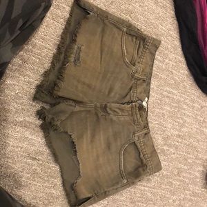 free people jean shorts